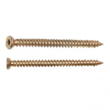 Шуруп по бетону (нагель) для оконных и дверных коробок (под шлицы TORX 30), желтый цинк