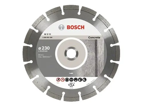 Алмазный круг 230х22,23 мм по бетону сегмент. Standard for Concrete BOSCH