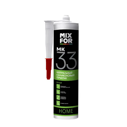 Герметик нейтральный силиконовый MIXFOR MK33 Neutral Silicone 260 мл