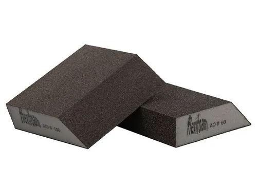 Губка абразивная 98х69х26мм Р60 Angle Flexifoam