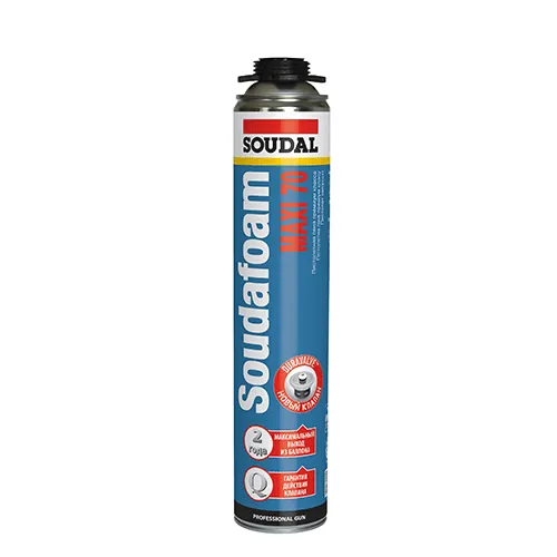 Монтажная пена Soudal Soudafoam MAXI 70, 870 мл